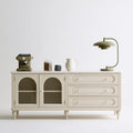 Buffet de rangement aux lignes épurées, coloris crème