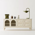 Buffet de rangement aux lignes épurées, coloris crème